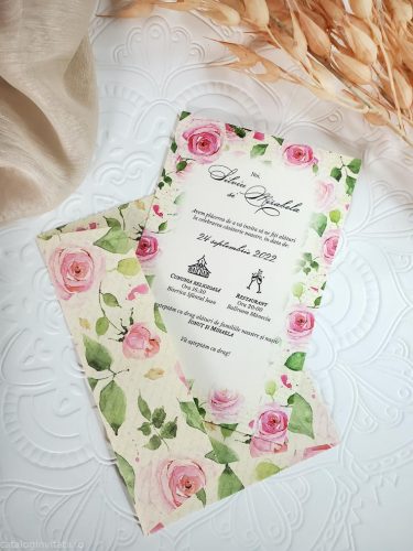 detaliu invitatie si plic