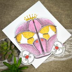 Invitatie Trasura Cenusereasa 15606