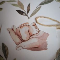 detaliu macro picioruse bebelus