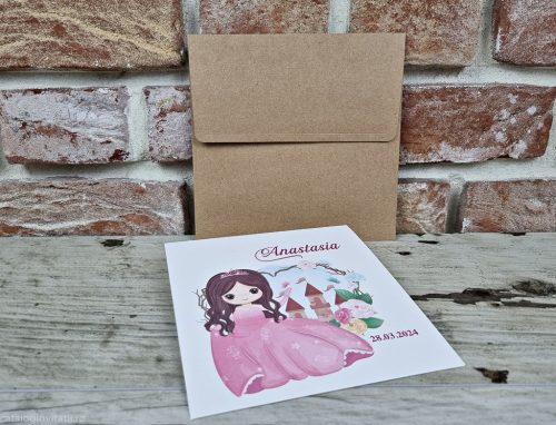 Detaliu invitatie si plic 