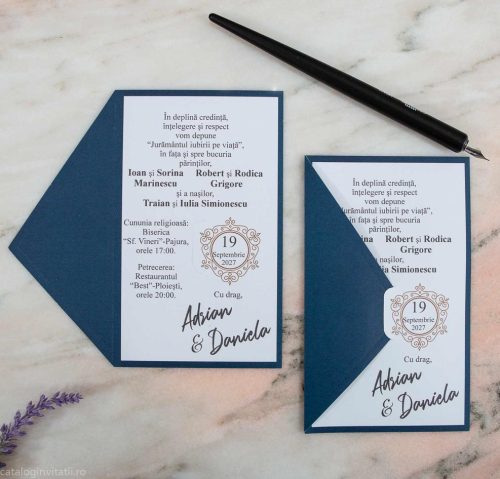 detaliu invitatie deschisa si inchisa